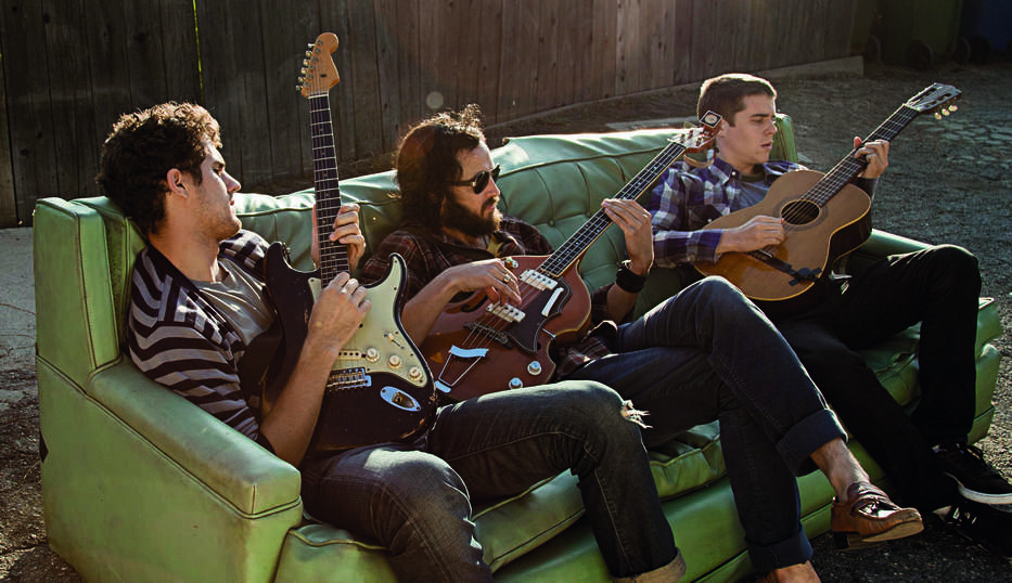 1~Groep gitaristen bank